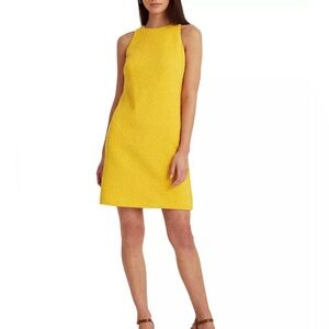 Lauren Ralph Lauren 
Quilted Ponté-Knit Sleeveless Dress Sz 14